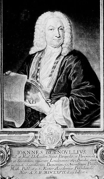 Jean Bernoulli, Swiss mathematician, c1750