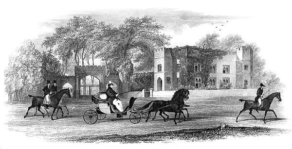 King George IV taking his favourite exercise, near the Sandpit Gate, Windsor Park, 1820s. Artist: Melville