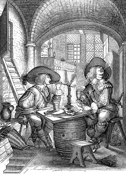 Le Tabac, 17th century. Artist: Abraham Bosse