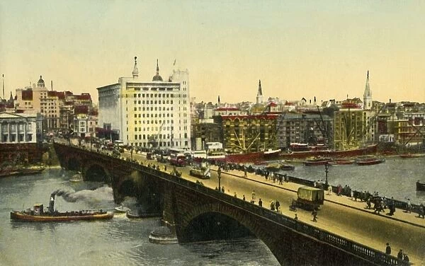 London Bridge and Adelaide House, London, 1935. Creator: Unknown
