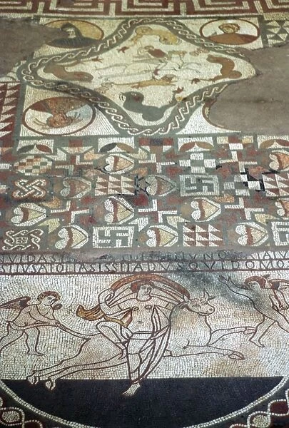 Lullingstone Roman villa floor mosaic, 2nd century