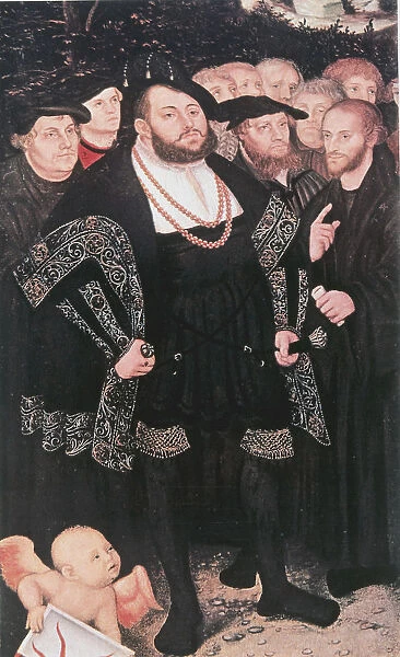 Martin Luther with reformers, c1530