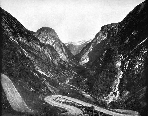 Naerodal Pass, Norway, 1893. Artist: John L Stoddard