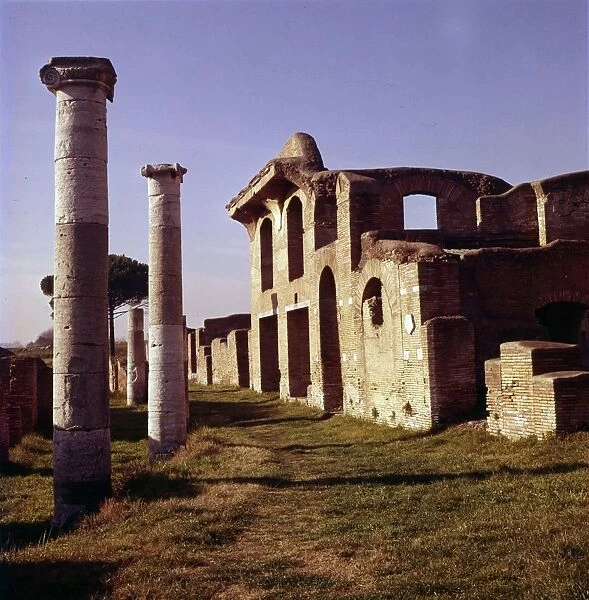 Ostia Antica, Port of Rome, Italy, c2nd-3rd century, (c20th century). Artist: CM Dixon