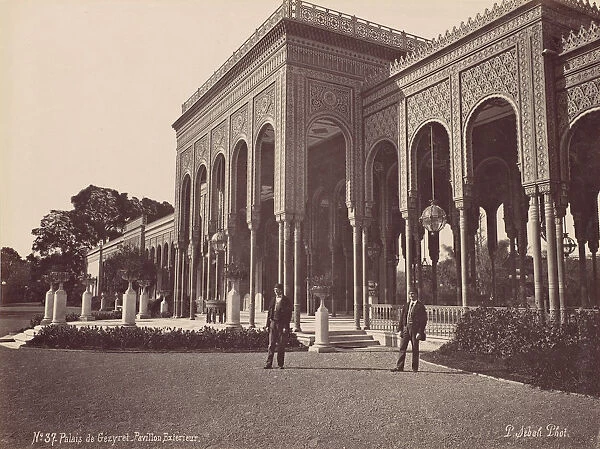 Palais de Gezyret, Pavillon Exterieur, 1870s. Creator: Pascal Sebah
