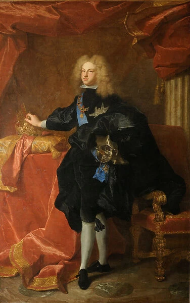 Philip V, King of Spain (1683-1746), 1701. Artist: Rigaud, Hyacinthe Francois Honore (1659-1743)