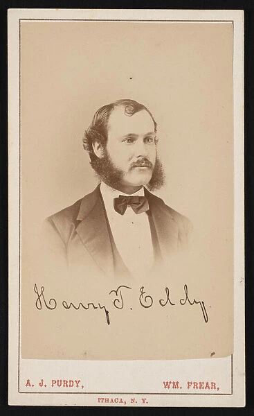 Portrait of Henry Turner Eddy (1844-1921), 1870s. Creator: Purdy & Frear