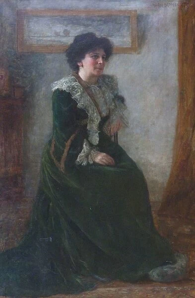 Portrait of Hertha Ayrton, nee Sarah Marks (1854-1923), c. 1903-1906
