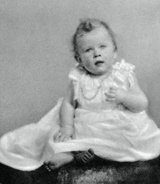 Princess Elizabeth in 1926, when she was a few months old, (1937)