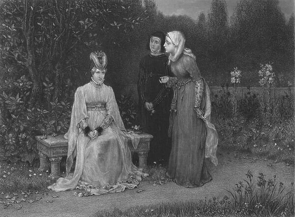 Queen Isabella and Her Ladies (King Richard II), c1870. Artist: T Sherratt