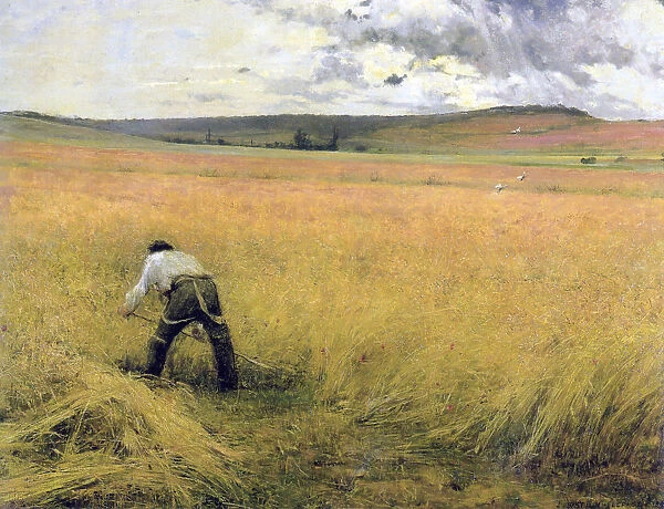 The Ripened Wheat, 1880. Artist: Jules Bastien-Lepage