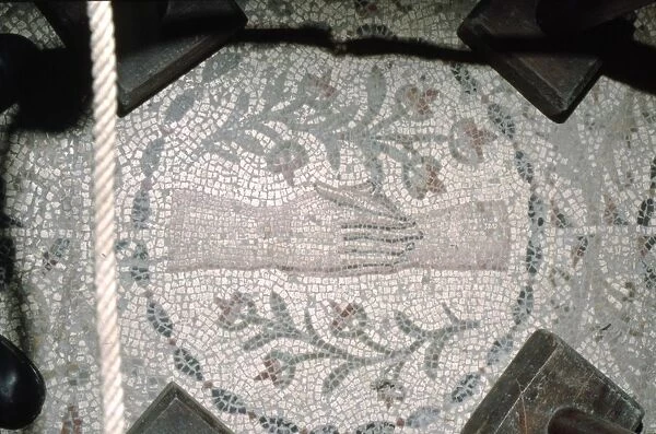 Roman betrothal mosaic, c2nd-3rd century