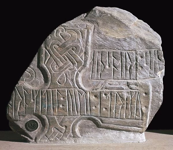 Roskitil cross-fragment on the Isle of Man, 10th century