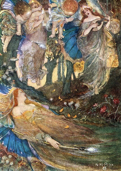 Scene from Shakespeares A Midsummer Nights Dream