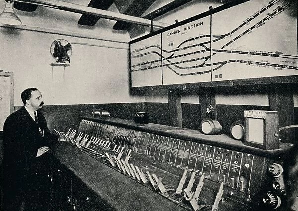 The Signal-Box at a Tube Railway Junction, 1926