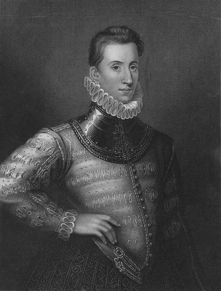 Sir Philip Sidney, 1838. Artist: Henry Robinson