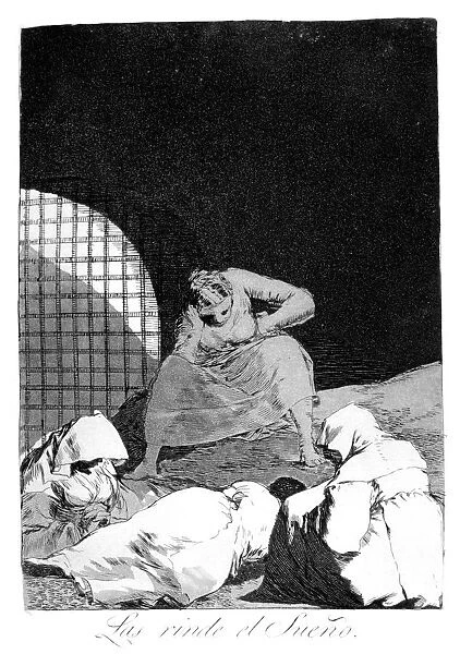 Sleep overcomes them, 1799. Artist: Francisco Goya