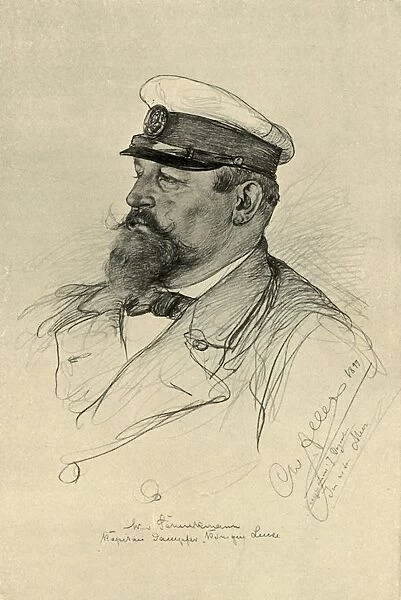 Steamship captain, 1898. Creator: Christian Wilhelm Allers