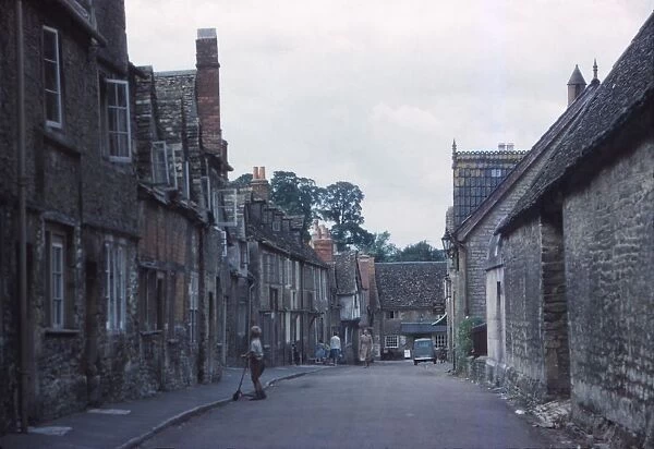 Village Street, Lacock, Wiltshire, c1960. Artist: CM Dixon