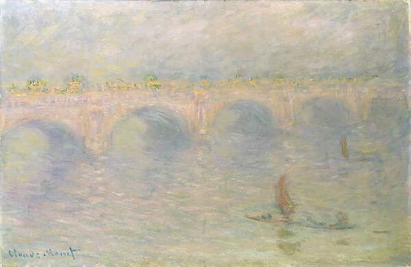 Waterloo Bridge, Sunlight Effect, 1899-1901. Artist: Monet, Claude (1840-1926)