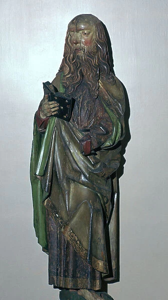 Wooden statuette of St Paul