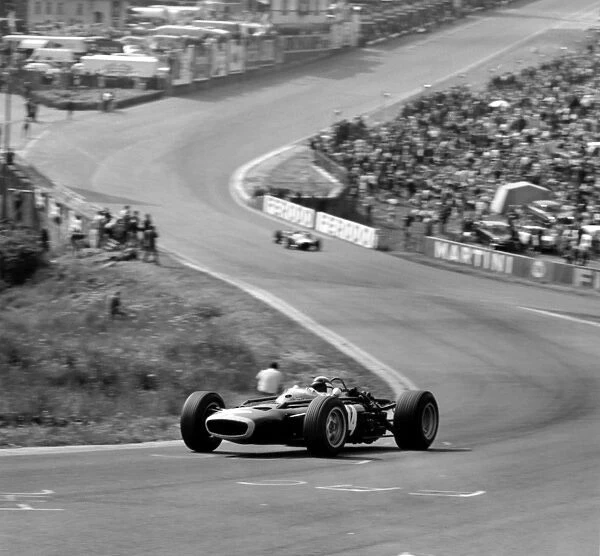 1967 Belgian Grand Prix - Jackie Stewart: Jackie Stewart, BRM P83, 2nd position, action