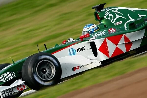Formula One Testing: Bjorn Wirdheim Jaguar Cosworth R5