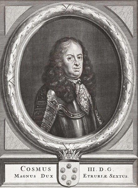 Cosimo III de Medici, 1642 - 1723, 6th Medici Grand Duke of Tuscany; Italy