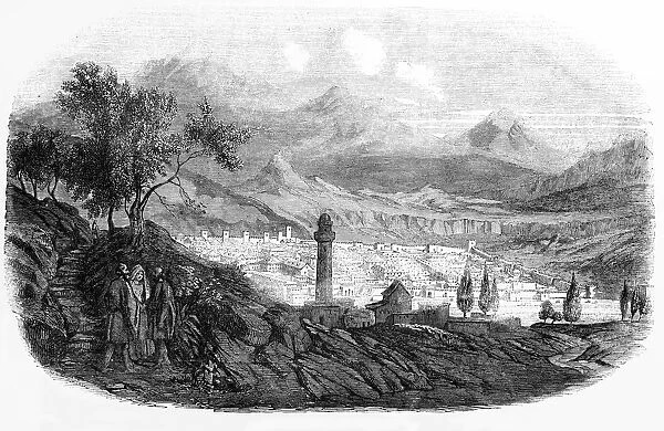 The Illustrated London News Etching From 1854. The City Of Kars In Asiatic Turkey