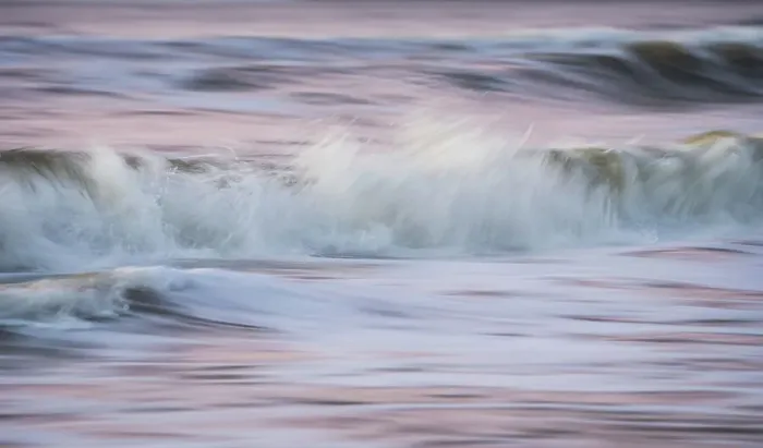 Framed Print : Close up of waves at the coast of Bloemendaal, Noord-Holland, The Netherlands