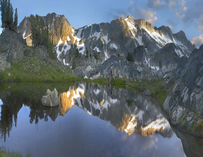 Framed Print : Reflections in Wasco Lake, Twenty Lakes Basin, Sierra Nevada, California Framed Print : Reflections in Wasco Lake, Twenty Lakes Basin, Sierra Nevada, California
