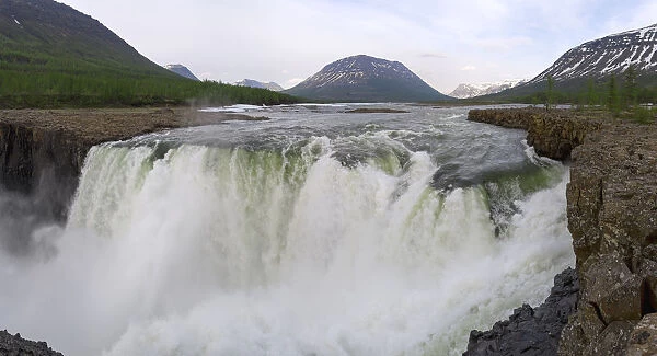 Waterfall, Putorana Plateau, Siberia, Russia