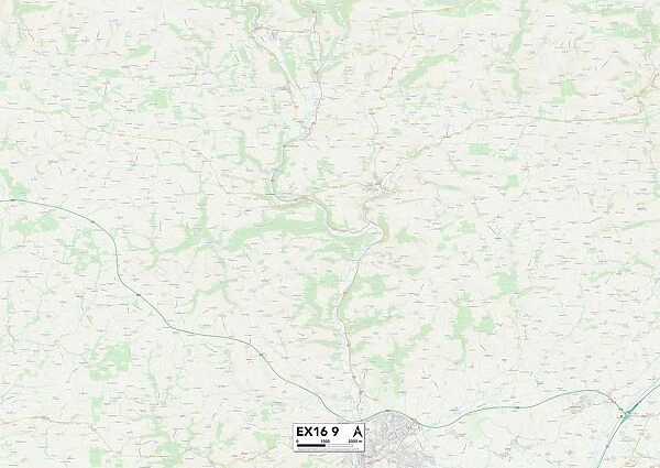 Mid Devon EX16 9 Map