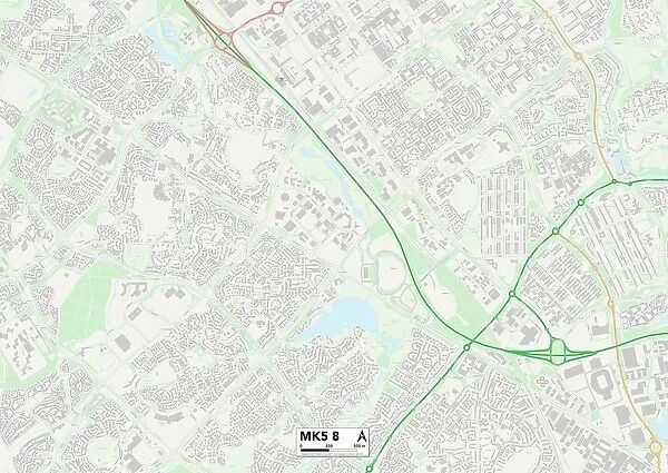 Milton Keynes MK5 8 Map