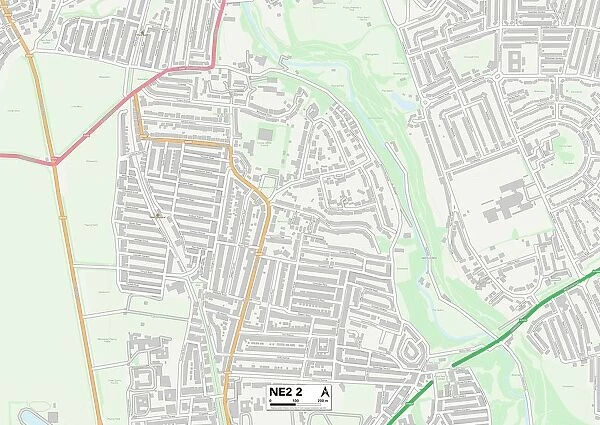 Newcastle NE2 2 Map