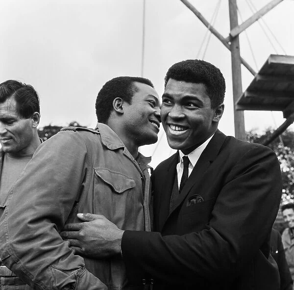 Muhammad Ali (Cassius Clay), took a rest ahead of his upcoming title fight with Brian