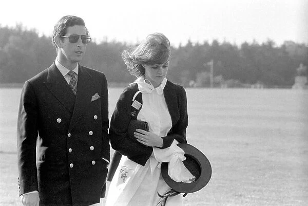 Prince Charles and girlfriend Lady Sarah Spencer. June 1977 R77-3411