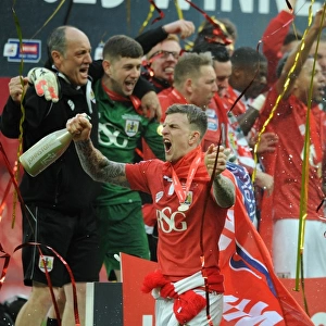 Aden Flint's Triumph: Bristol City Lifts Johnstone Paint Trophy at Wembley, 2015