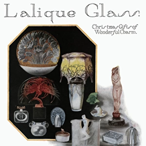 Advert for Rene Lalique Glass 1928