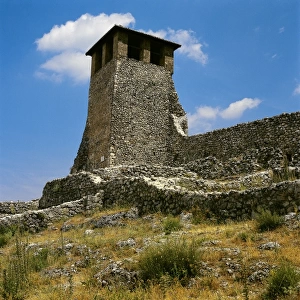 ALBANIA. Kruje. The ancient tower of the fortress