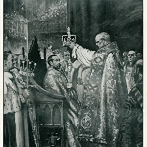 Ceremony of crowning of King George V