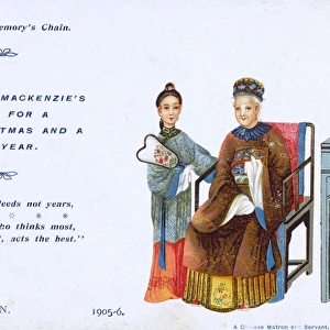 China - a Chinese Matron and Servant