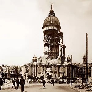 City Hall, San Francisco Earthquake, 1906
