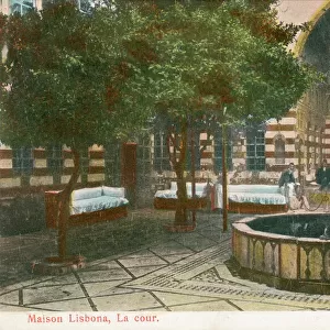 Court of Maison Lisbona in Damascus, Syria