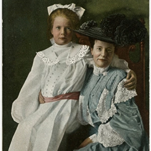 Edith Kermit Carow Roosevelt and daughter Ethel