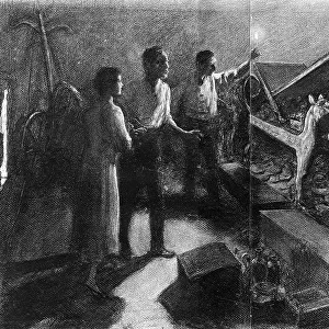 First inspection of Tutankhamun's tomb