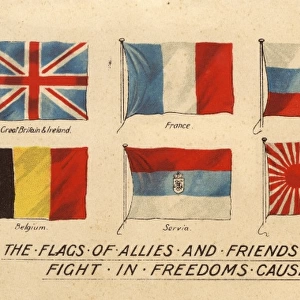 Flags of the Allied countries during WWI