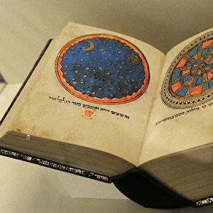 Jewish Community. Middle Ages. An illuminated Hebrew manuscr