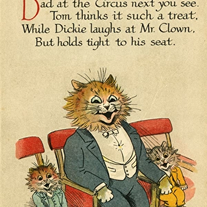 Louis Wain, Daddy Cat - at the circus