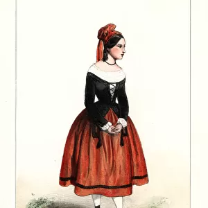 Mlle. Florentine as La Gouailleuse in Les